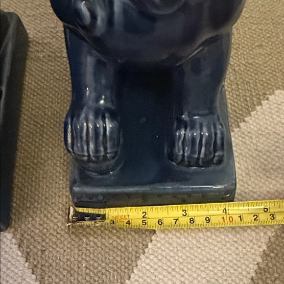 Threshold  Blue Foo Dog Statues - Picture 4 of 6